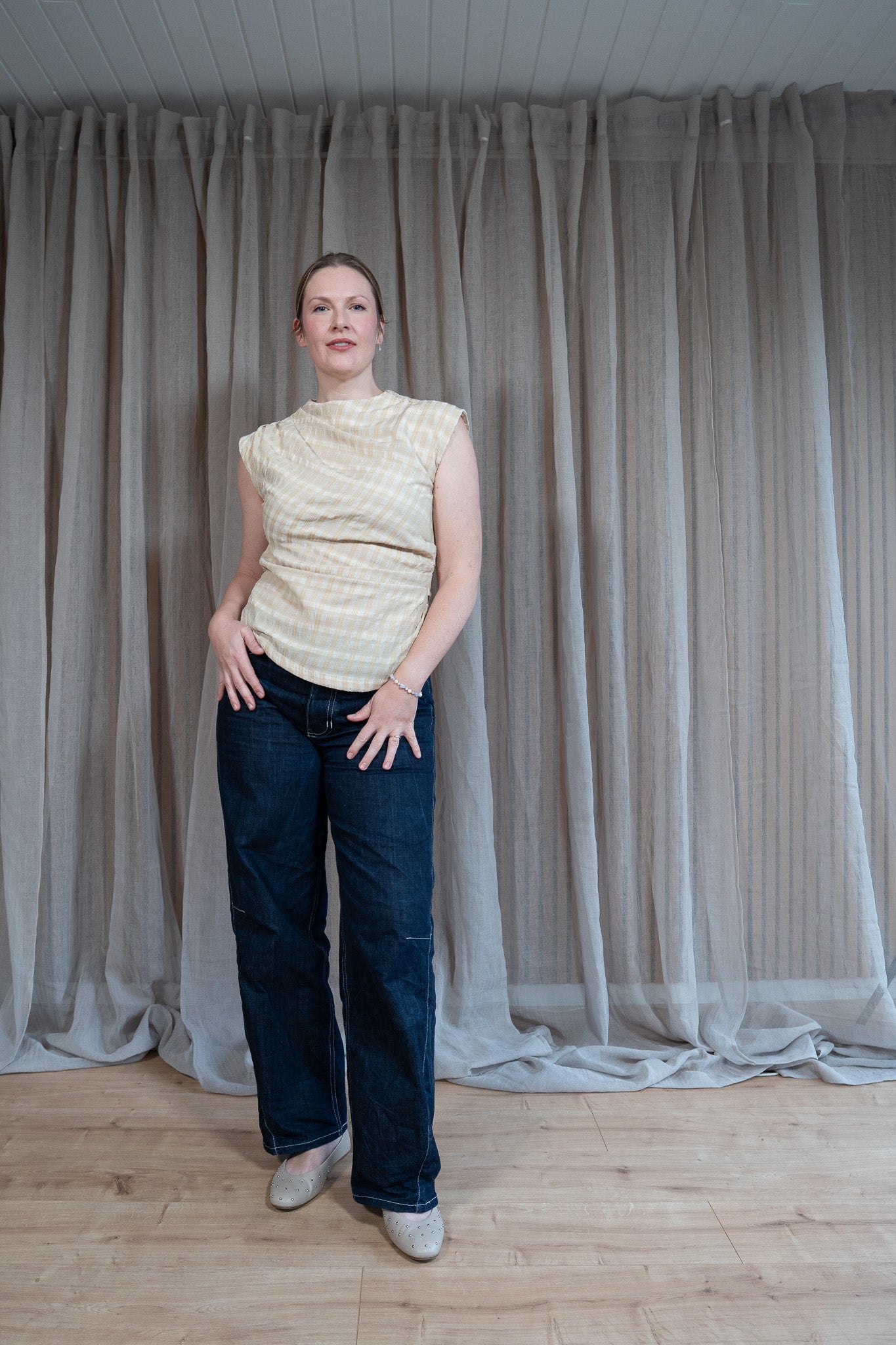 Dress/blouse Kastanje