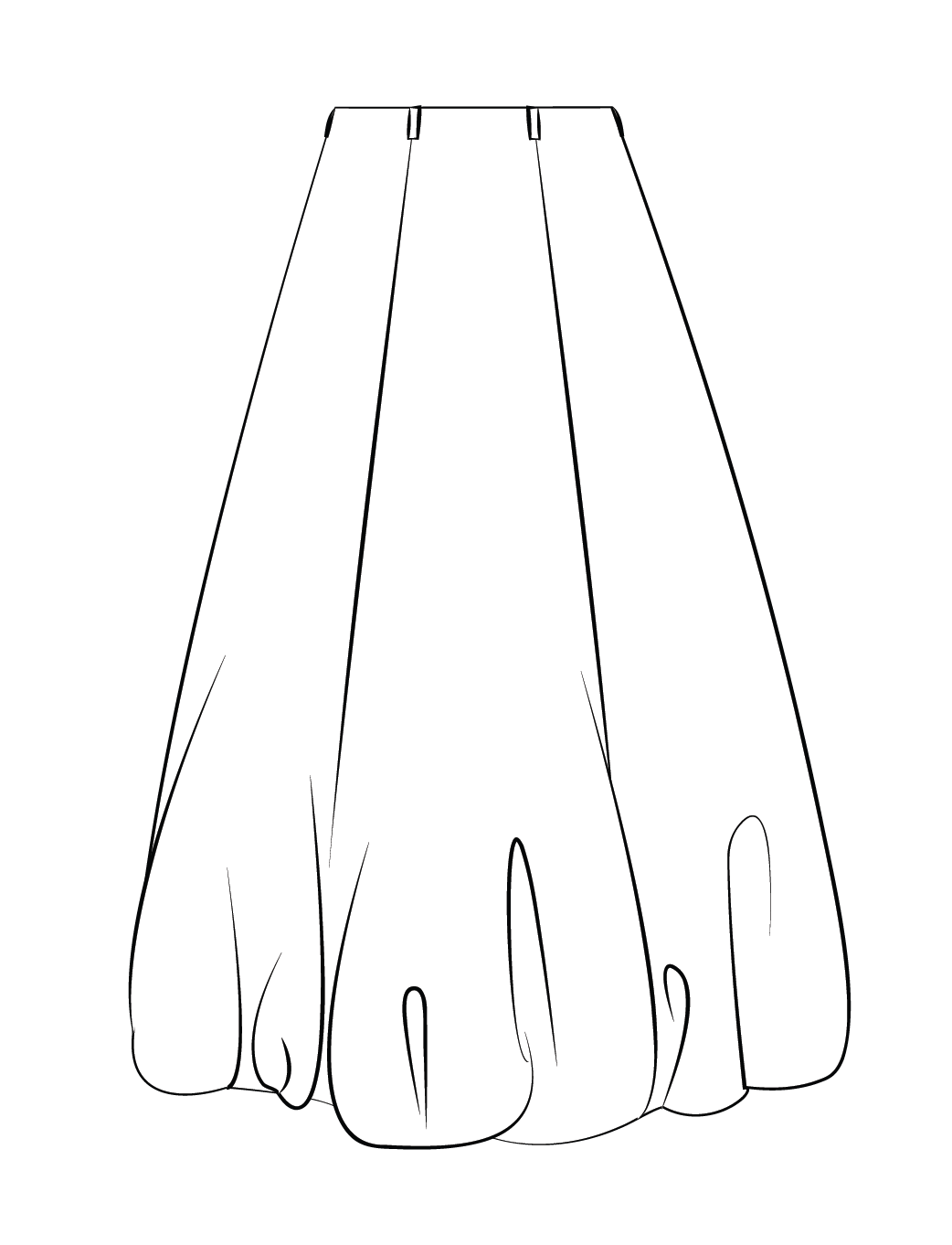 Bubble skirt Bregne