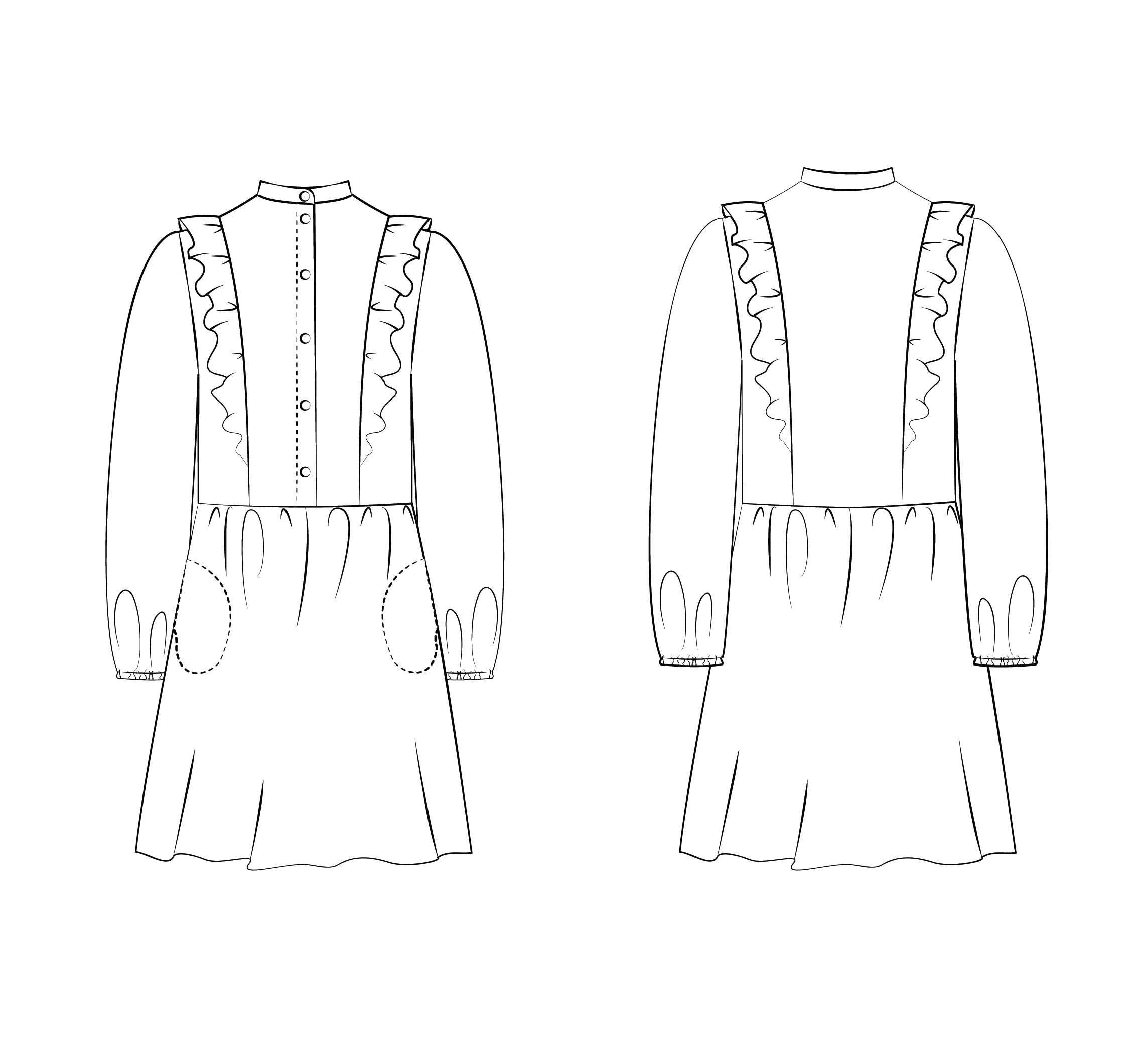 Anemone Shirt/shirt dress