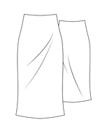 Skråskåret nederdel, Bøg